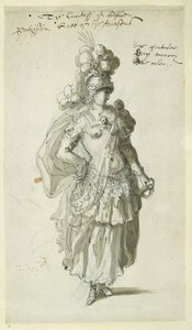 Penthesilea, c.1609 (penna och bläck på papper)