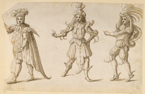 Three Days, c1611 (penna och bläck på papper) av Inigo Jones