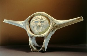 Janus Head, från Cape Dorset (valkotor) (för detaljer se 228681)