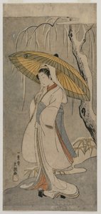 Segawa Chrysanthemum Woman Good Ase Heron Everyda från Teserie s Ichimura Tee r, 1770. av Ippitsusai Bunchō