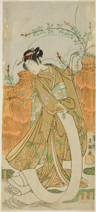 te c och r Yamashita Kinsaku bra medlem av Ippitsusai Bunchō