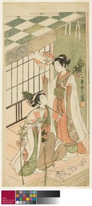 Shrinedansarna av Ippitsusai Bunchō