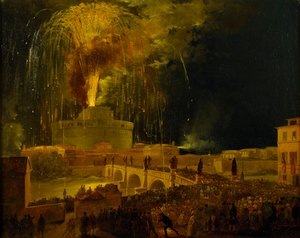 La Girandola: Fyrverkerier på Castel Sant
