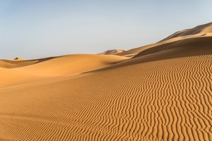 Sanddyner i Erg Chebbi i sydöstra Marocko, 2014 (foto) av Ira Block