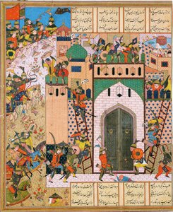 Shah Anushirvan erövrar fästningen Saqila av Iranian Master