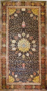 Ardabil-mattan, ca 1540 av Iranian Master