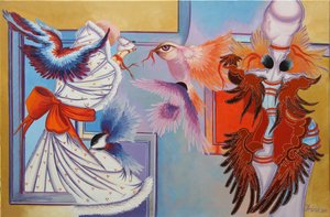 Red Ribbon and Chickadees, 2015
