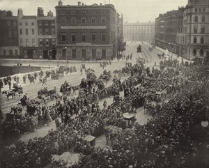 Parnell Memorial Procession, Dublin (s/v foto) av Irish Photographer