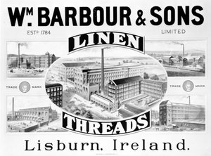Annons för Wm. Barbour und Sons (litho)