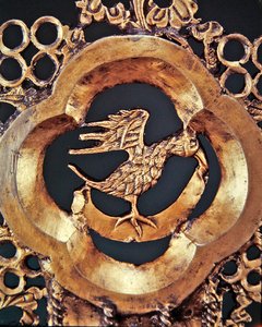 Örn, symbol för St. John the Evangelist, från ett processionskors, Ballymacasey, County Kerry