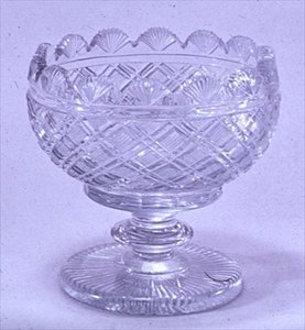 Sockerskål, Waterford, ca 1810 (glas) av Irish School