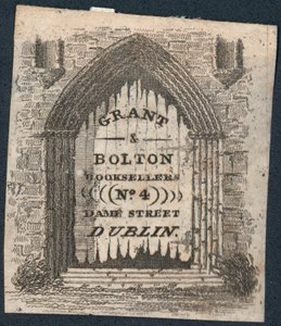 Handelskort, Grant & Bolton av Irish School