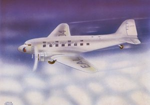 Douglas DC-3 (färglitografi)