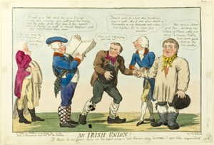En irländsk union! av Isaac Cruikshank