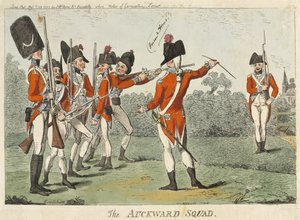 The Awkward Squad, 1793 (färgad etsning)