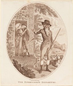 Idrottsmännens avgång av Isaac Cruikshank