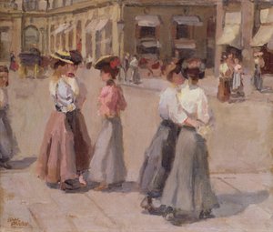 En eftermiddagspromenad av Isaac Israels