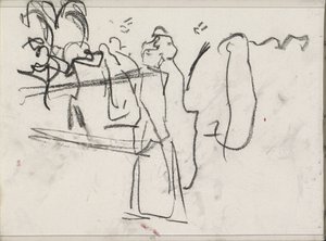 Figurer, möjligen gående av Isaac Israels
