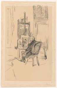 Jozef Israels i sin studio av Isaac Israels