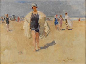 Lady on the Beach vid Viareggio