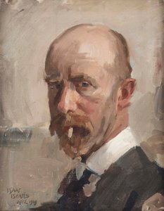 Självporträtt med cigarett, 1909.