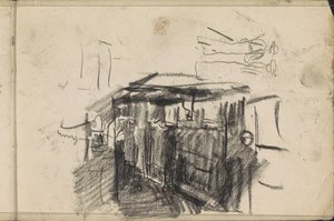 Gatuvy på natten av Isaac Israels