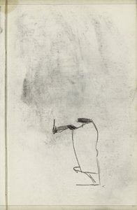 Studie, eventuellt av en häst med täcke av Isaac Israels
