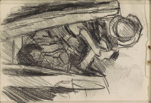 Sittande ung man av Isaac Israels