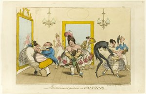 Obekväm partner i Waltzing av Isaac Robert Cruikshank