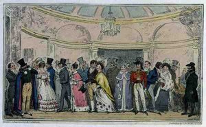 Lämnar Operan, pub. av C. Smith av Isaac Robert Cruikshank