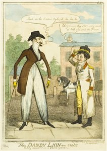 Dandy Lion - ett exotiskt lejon som nyligen upptäcktes i en stallgård av Isaac Robert Cruikshank