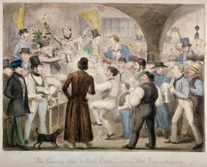 "Kvällen efter ett skenval i flottans fängelse, juni 1835"