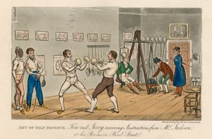 Konsten att självförsvar av Isaac, Robert and George Cruikshank