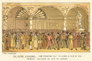 Den kungliga börsen av Isaac, Robert and George Cruikshank