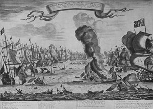 Slaget vid Barfleur, c1695, 1924