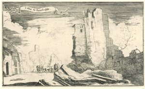 Slottet vid Jaarsveld, förstört av fransmännen 1672 