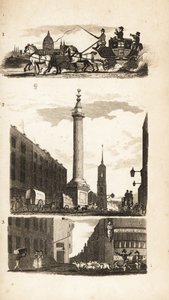 Landsmän på en scencoach, Monumentet och pajhörnan