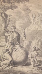 Frontispice Vol. VII, nr I för 1775 från Town and Country Magazine av Isaac Taylor