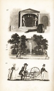 St Dunstans kyrka, brevbärare, brevbärare och knivslipare av Isaac Taylor