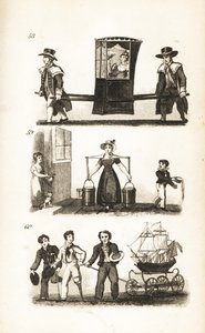 Sedanstolen, mjölkerskan och sjömännen och skeppet av Isaac Taylor