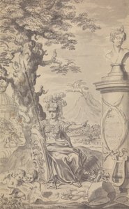 Town and Country Magazine - Frontispice för 1769 (1:a numret alltså ingen vol.nr.)