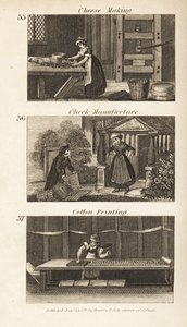 Handlar i Regency England: Osttillverkning, checktillverkning och bomullstryck