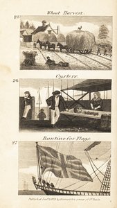 Handlar i Regency England: veteskörd, ostron och buntine för flaggor av Isaac Taylor