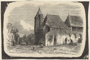 Utsikt över Koppelpoort i Amersfoort