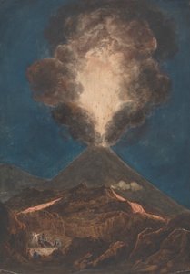 Vesuvius i utbrott av Isaac Weld