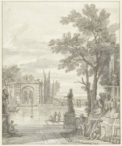 Parkutsikt av Isaac de Moucheron