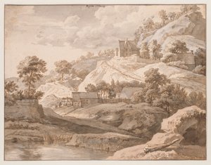 Utsikt nära Orleans av Isaac de Moucheron