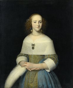 Porträtt av en ung kvinna, möjligen Susanna Reael, 1656