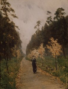 Höstdag. Sokolniki, 1879 av Isaak Ilyich Levitan