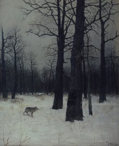 Skog på vintern, 1885 av Isaak Ilyich Levitan
